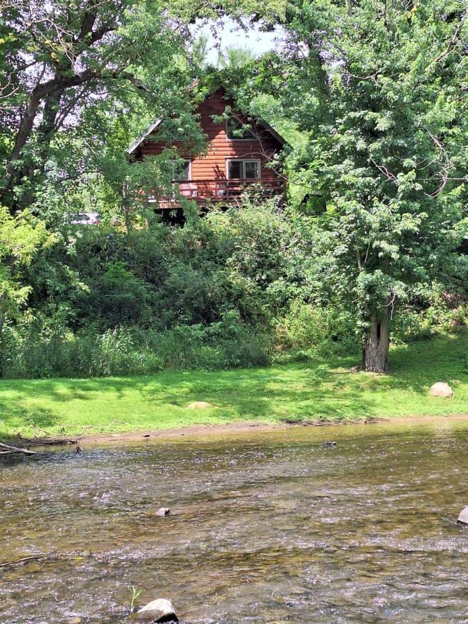 Neshannock Creekside Log Cabin Volant Exteriér fotografie